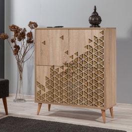 Hanah Home Multilux-120 Armario Multiusos Roble Sonoma